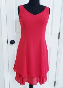 Vintage 60s-70s ILGWU Union Made Chiffon Dress Made in USA